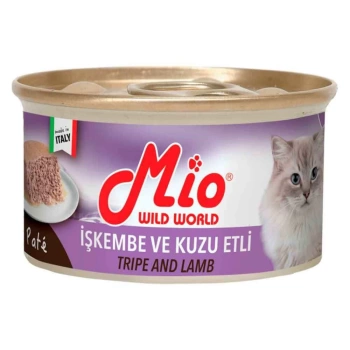 Mio İşkembe ve Kuzu Etli Püre Kedi Konservesi 85 Gr.