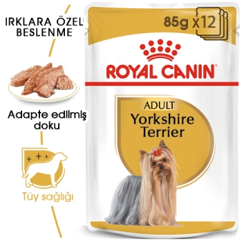 Royal Canin Pouch Yorkshire Terrier Irkı Özel Yaş Köpek Maması 85 Gr.