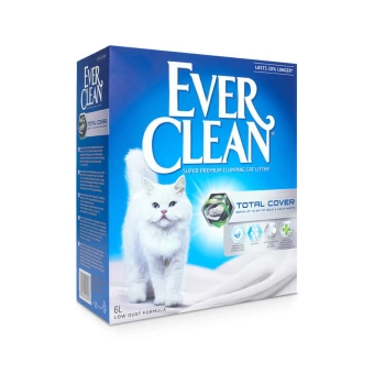 Ever Clean Total Cover (Koku Önleyici) Kokusuz Kedi Kumu 10 Lt