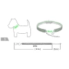 Kedi Köpek Kristal Taşlı Kalpli Kolye Small 20+5 cm