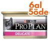 ProPlan Delicate Hassas Hindi Etli Kedi Konservesi 85 Gr - 6 Al 5 Öde