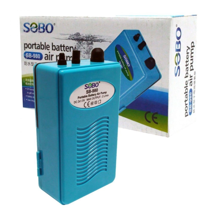 Sobo Pilli Hava Motoru SB-980 DC 2x1,5W 2lt/dak.