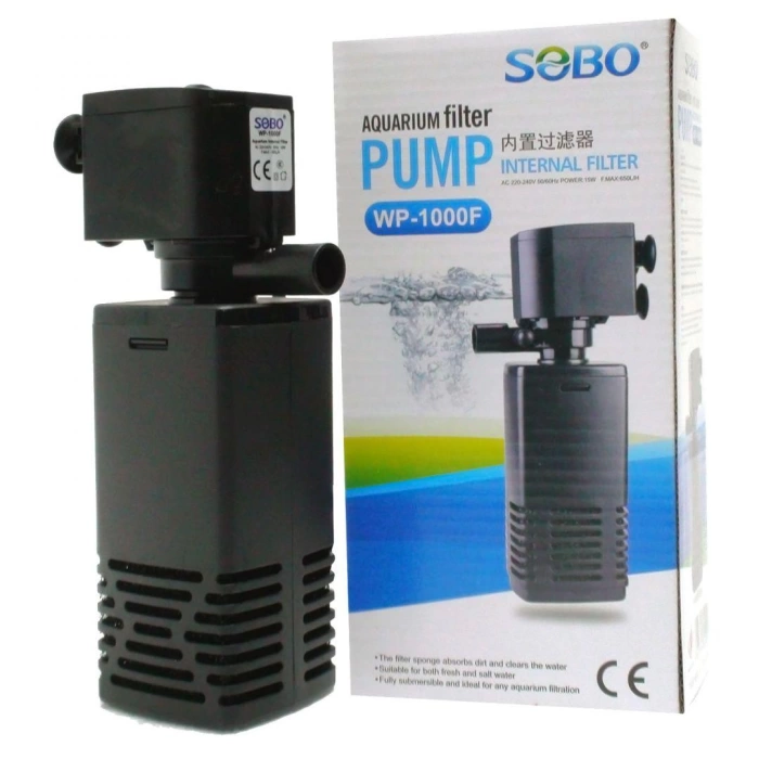 Sobo Akvaryum İç Filtre 15W 650Lt/Saat WP-1000F