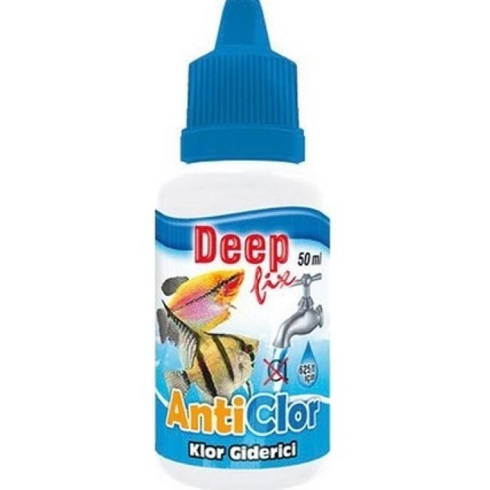 Deep Anticlor Akvaryum Klor Giderici 50 ml.