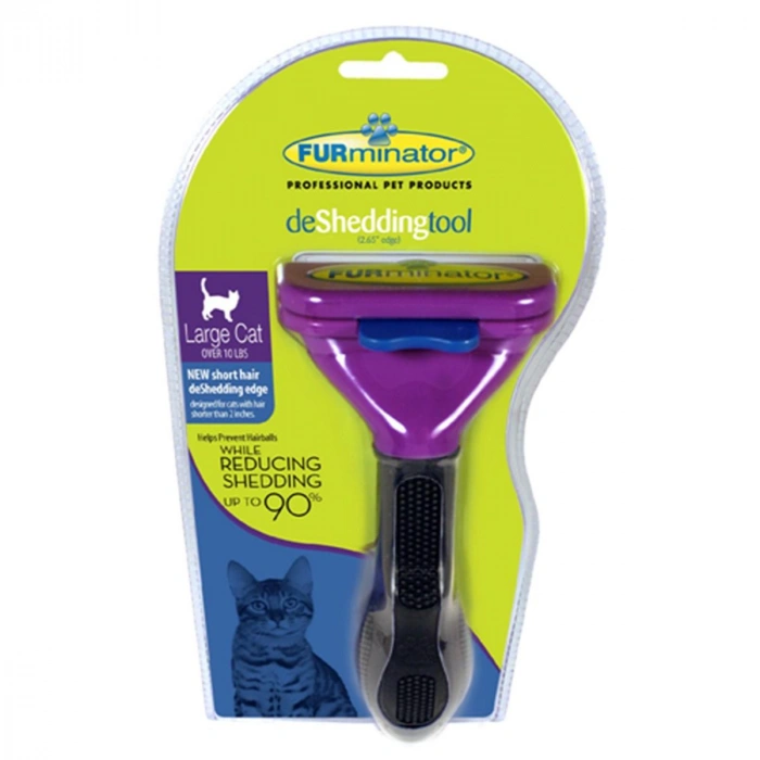 Furminator Short Hair Kısa Tüylü Kediler İçin Tarak Large