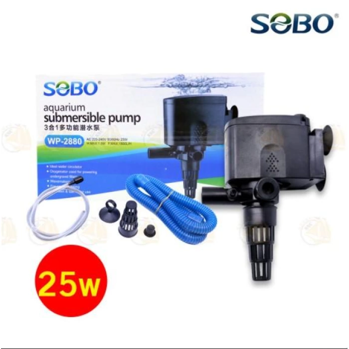 Sobo Akvaryum Kafa Motoru 25W 1800 LT/SAAT WP-2880