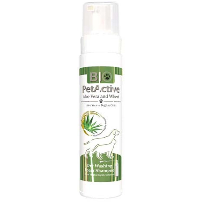 Bio Pet Active Aloe Vera Kuru ve Köpük Şampuan 200 Ml.