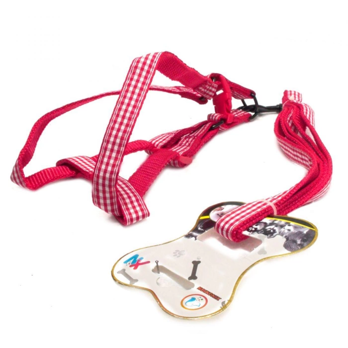 Renkli Köpek Göğüs Tasma Takımı 26-40 cm