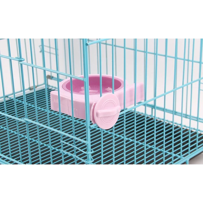 Bobo Plastik Kedi Köpek Kafes Kasesi 19.5 cm BO-3174 Pembe