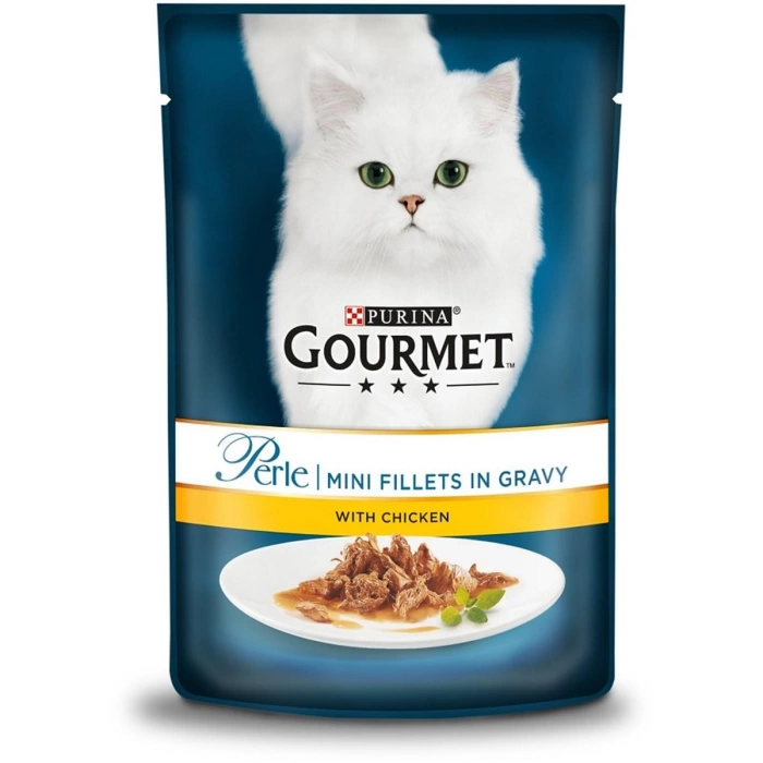 ProPlan Gourmet Perle Izgara Tavuklu Pouch Kedi Maması 85 Gr