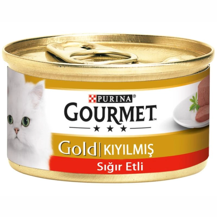 Gourmet Gold Kıyılmış Sığır Etli Kedi Konservesi 85 Gr