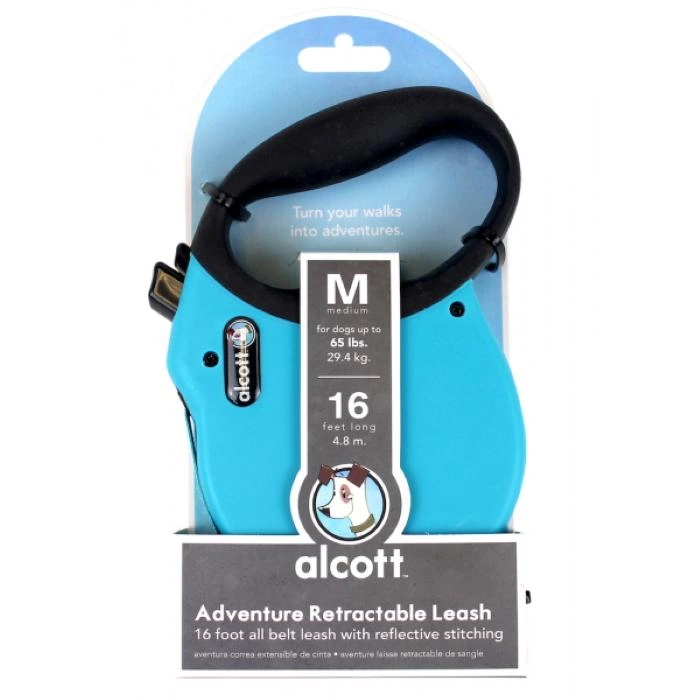 Alcott Köpek Otomatik Gezdirme Tasması 4.8 Mt / 29.4 Kg Medium