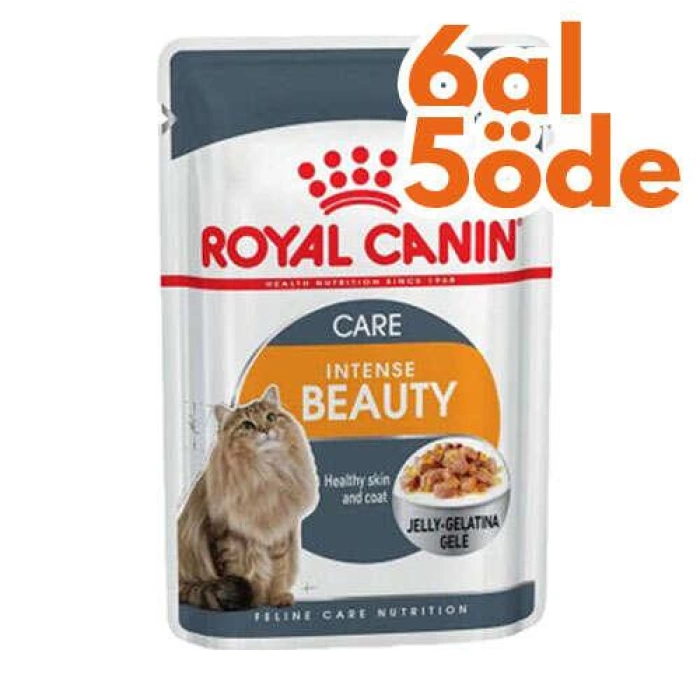 Royal Canin Jelly Intense Beauty Kedi Maması 85 Gr - 6 Al 5 Öde