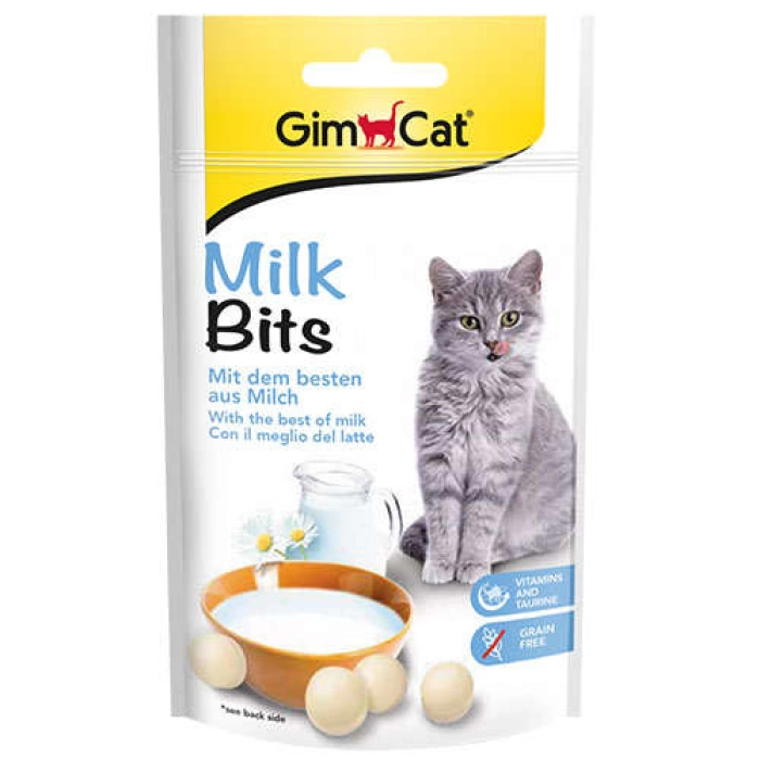 Gimcat Milk Bits Sütlü Kedi Ödül Tableti 40 Gr.