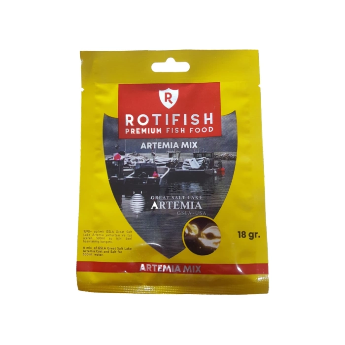 Rotifish Artemia Mix Balık Yemi 15 Gr. Zarf Yem