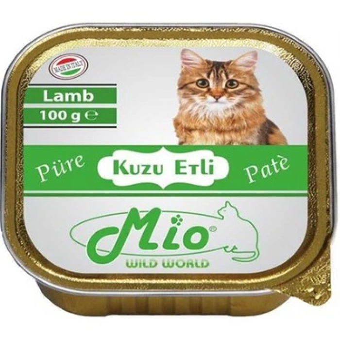 Mio Kuzu Etli Kedi Püre Mama 100 Gr.