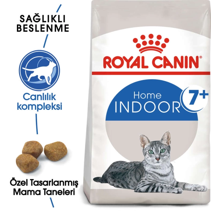 Royal Canin Indoor +7 Ev Kedileri için Yaşlı Kedi Maması 1.5 Kg
