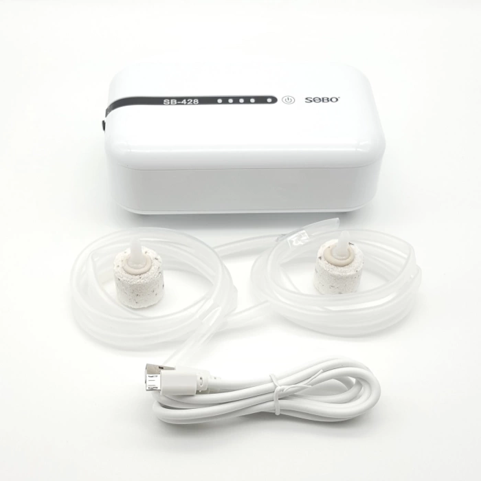Sobo AC/DC Usb Şarjlı Çift Çıkışlı Hava Motoru SB-428