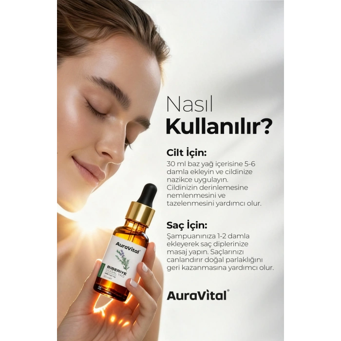 Biberiye Yağı %100 Saf ve Doğal 30 Ml