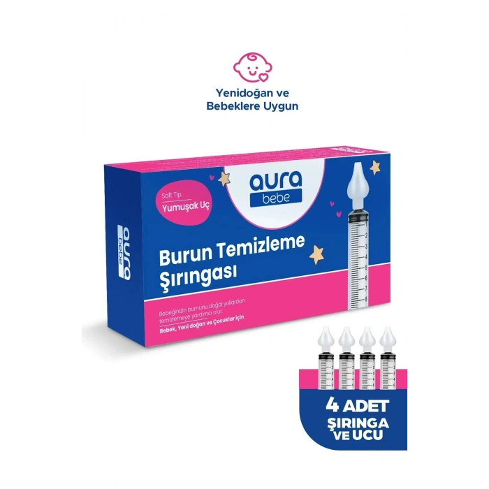 Bebek Burun Temizleme Şırıngası 4lü