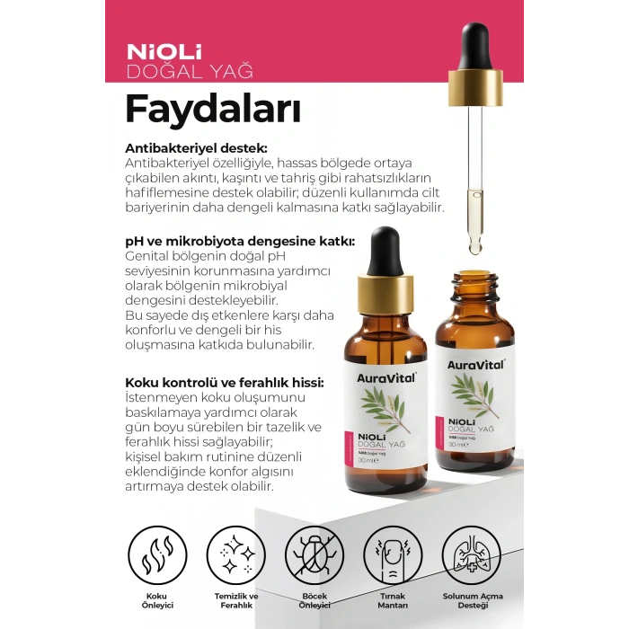 Niaouli Bakım Yağı 30 ml %100 Saf ve Doğal