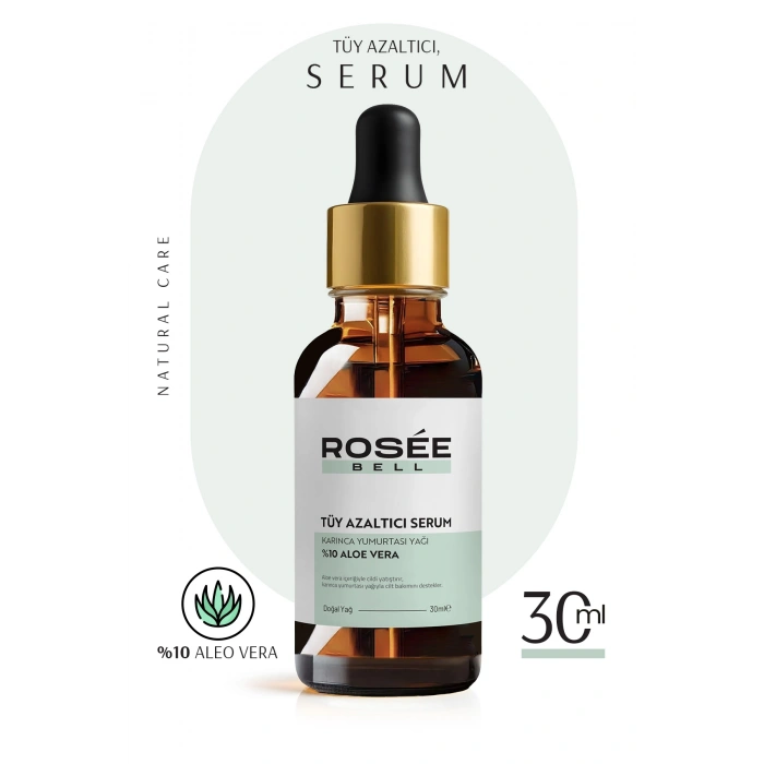 Karınca Yumurtası Yağlı Tüy Azaltıcı Ve Tüy Serum 30ml I %0.5 Formic Acid %10 Aloe Vera