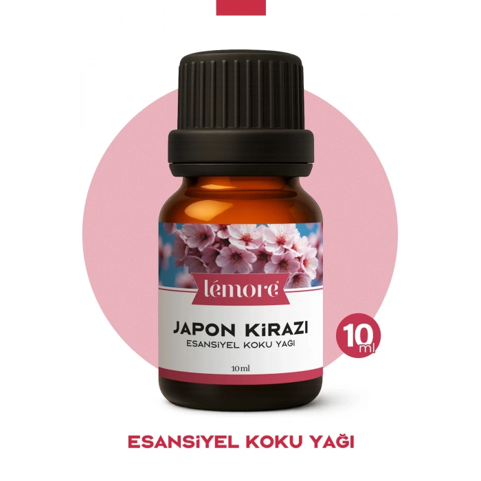 Japon Kirazı Uçucu Koku Yağı Buhurdanlık Yağı Difüzör Esansı Küre 10ml
