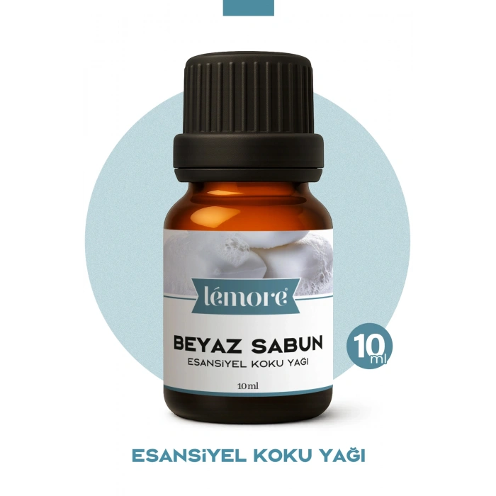 Beyaz Sabun Esansiyel Uçucu Koku Yağı Buhurdanlık Yağı Difüzör Esansı Küre 10ml