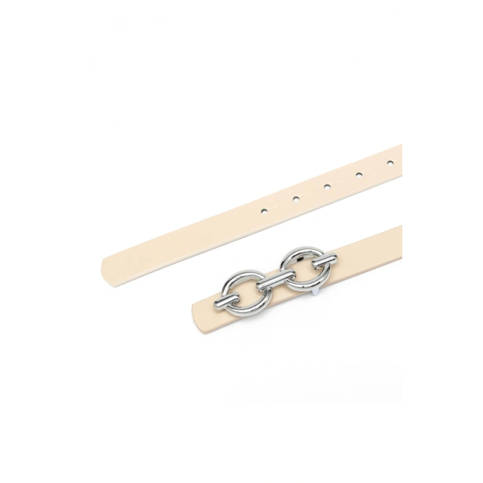 Gümüş Tokalı Kadın Kemeri – Elbise ve Pantolon Uyumlu