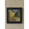 - Vincent Van Gogh - Ahşap Çerçeveli Taş Tablo
