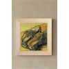 Vincent Van Gogh -A Pair of Shoes Taş Tablo - Doğal Ahşap Çerçeveli Taş Tablo