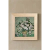 Vincent Van Gogh - Vazoda Güller - Doğal Ahşap Çerçeveli Taş Tablo