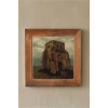 Vincent Van Gogh - Nuenende Eski Kilise Kulesi - Doğal Ahşap Çerçeveli Taş Tablo