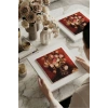 Vincent Van Gogh - Fleurs - Doğal Ahşap Çerçeveli Taş Tablo