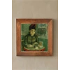 Vincent Van Gogh - Café du Tambourin - Doğal Ahşap Çerçeveli Taş Tablo