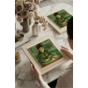 Vincent Van Gogh - Café du Tambourin - Doğal Ahşap Çerçeveli Taş Tablo