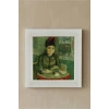 Vincent Van Gogh - Café du Tambourin - Doğal Ahşap Çerçeveli Taş Tablo