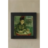 Vincent Van Gogh - Café du Tambourin - Doğal Ahşap Çerçeveli Taş Tablo
