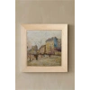 Vincent Van Gogh - Boulevard de Clichy - Doğal Ahşap Çerçeveli Taş Tablo
