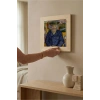 Vincent Van Gogh - Père Tanguy Portresi - Doğal Ahşap Çerçeveli Taş Tablo