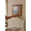 Vincent Van Gogh - View of Paris - Doğal Ahşap Çerçeveli Taş Tablo