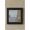 Vincent Van Gogh - View of Paris - Doğal Ahşap Çerçeveli Taş Tablo