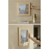 Vincent Van Gogh - View of Paris - Doğal Ahşap Çerçeveli Taş Tablo