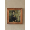 Vincent Van Gogh - Portrait of Léonie Rose Charbuy-Davy - Doğal Ahşap Çerçeveli Taş Tablo