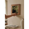 Vincent Van Gogh - Portrait of Léonie Rose Charbuy-Davy - Doğal Ahşap Çerçeveli Taş Tablo