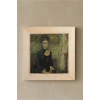 Vincent Van Gogh - Portrait of Léonie Rose Charbuy-Davy - Doğal Ahşap Çerçeveli Taş Tablo