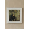 Vincent Van Gogh - Portrait of Léonie Rose Charbuy-Davy - Doğal Ahşap Çerçeveli Taş Tablo