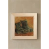 Vincent Van Gogh - A Pair of Shoes - Doğal Ahşap Çerçeveli Taş Tablo