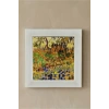 Vincent Van Gogh - Garden at Arles - Doğal Ahşap Çerçeveli Taş Tablo