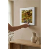 Vincent Van Gogh - Garden at Arles - Doğal Ahşap Çerçeveli Taş Tablo